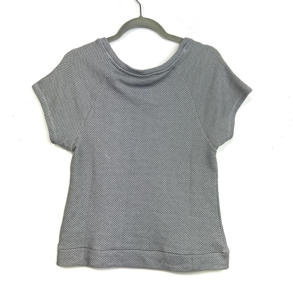Honeydew Women's Intimates Out The Door Short Sleeve Sweater Tee Gray Size M - Picture 8 of 9